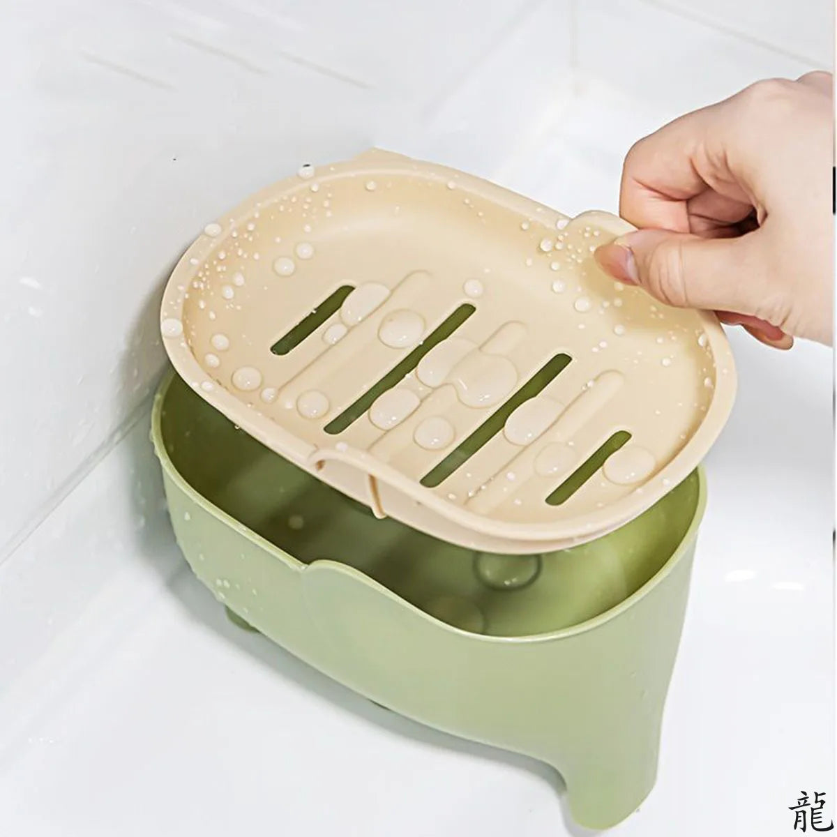 Cute Elephant Double Layer Soap Dish | Bathroom Soap Holder