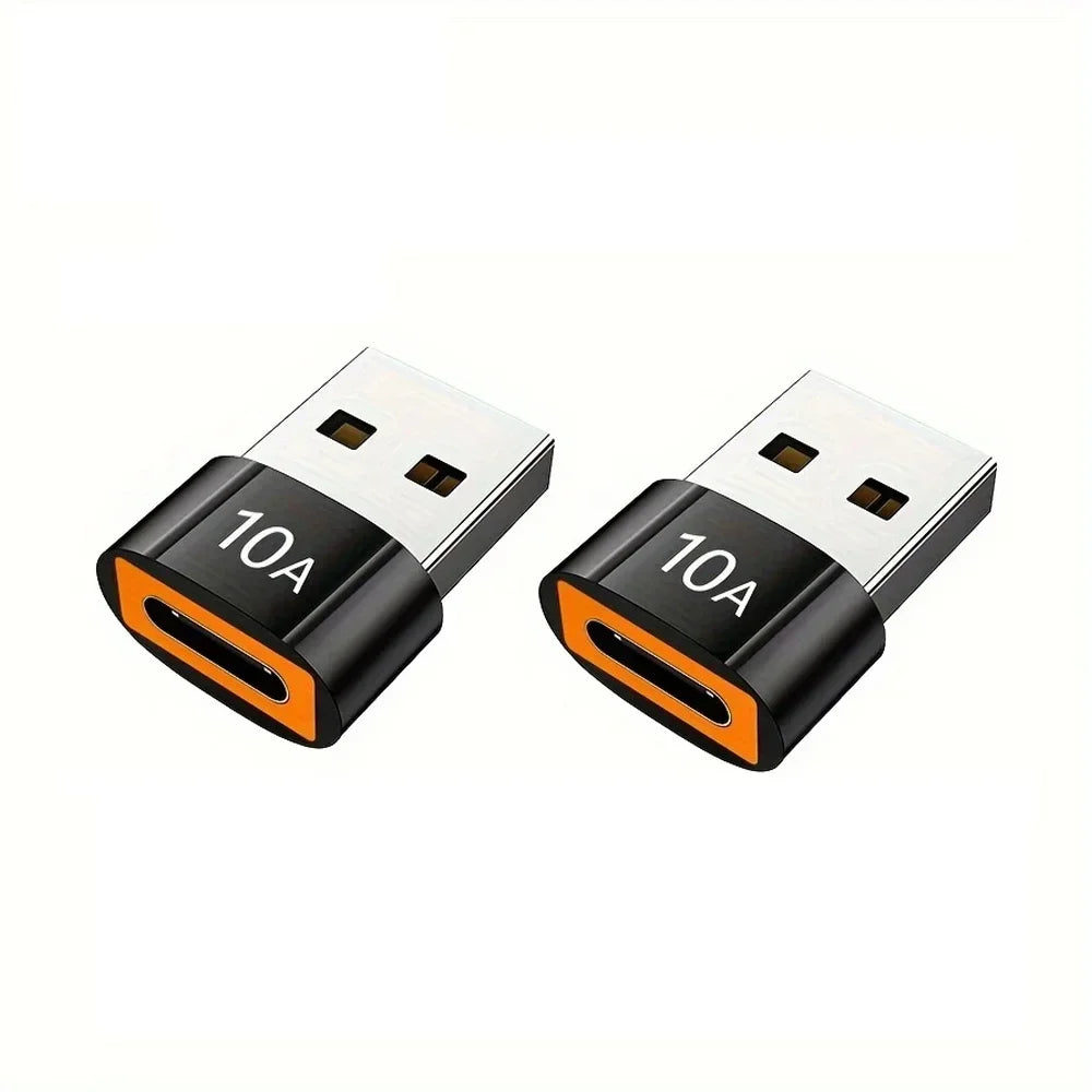 OTG Adapter USB To Type C Adapter USB Male to Type C Female Converter Fast Charging Data Transfer For PC Xiaomi Samsung Peaceful Pleasures Health and Wellness B-2 PCS