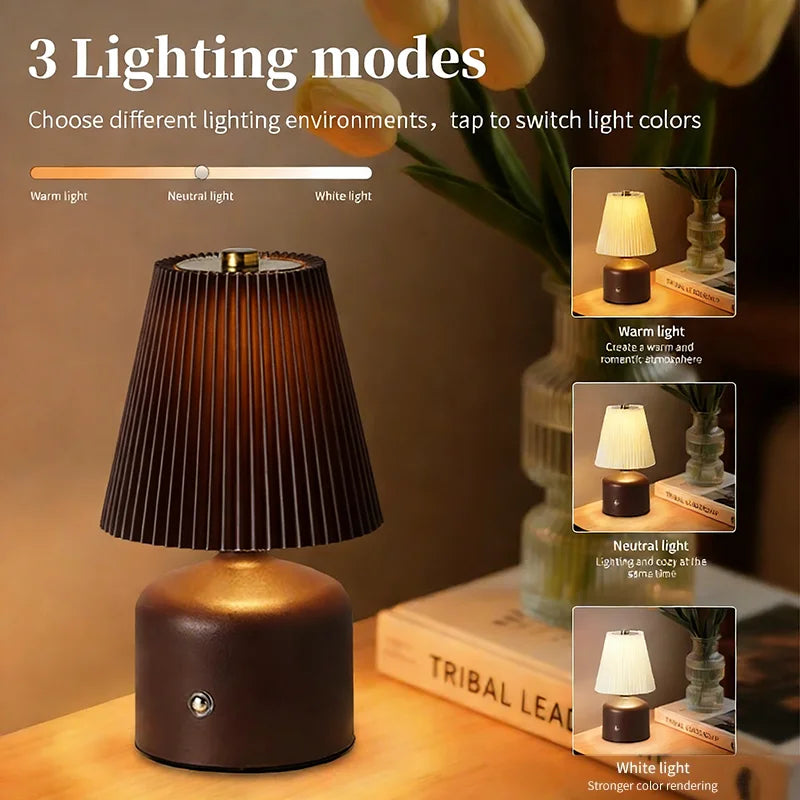 hot Bedside light Bedroom Fabric Nightlight Home Atmosphere LED Night Light Brightness Adjustable Decoration Peaceful Pleasures Health and Wellness