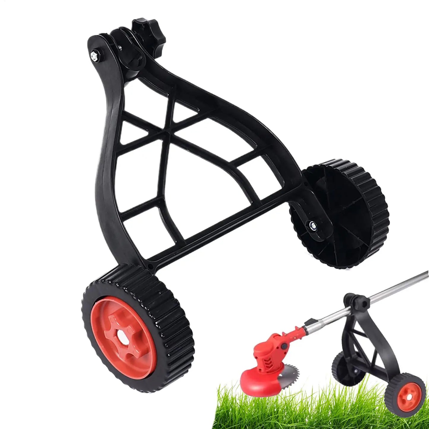 Adjustable String Trimmer Support Wheels | Lawn Mower Stand Trimmer Support Stand Peaceful Pleasures Health and Wellness