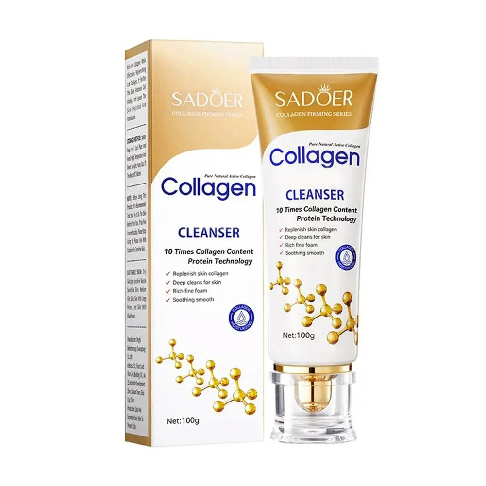 SADOER Collagen Foaming Facial Cleanser – Deep Cleanse 100g