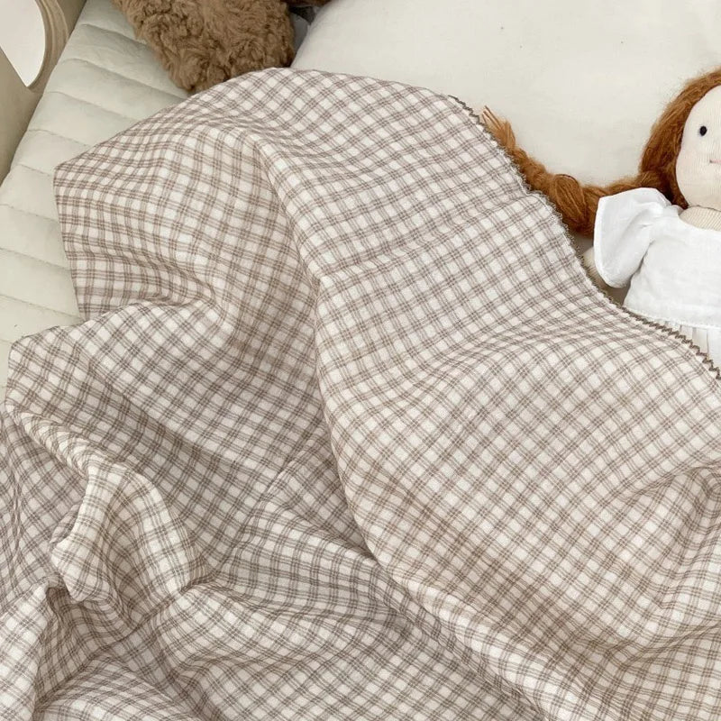 Baby Muslin Swaddle Blanket | 2-Layer Cotton & Bamboo Gauze