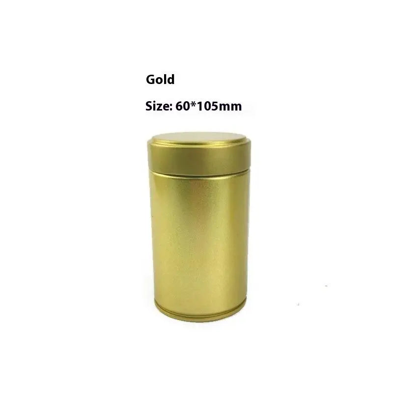 1 Pcs Portable Mini Matcha Powder Can Thick Tinplate Tea Sealed Jar Spice Storage Box Container Box Kitchen Gadgets Household Peaceful Pleasures Health and Wellness A3