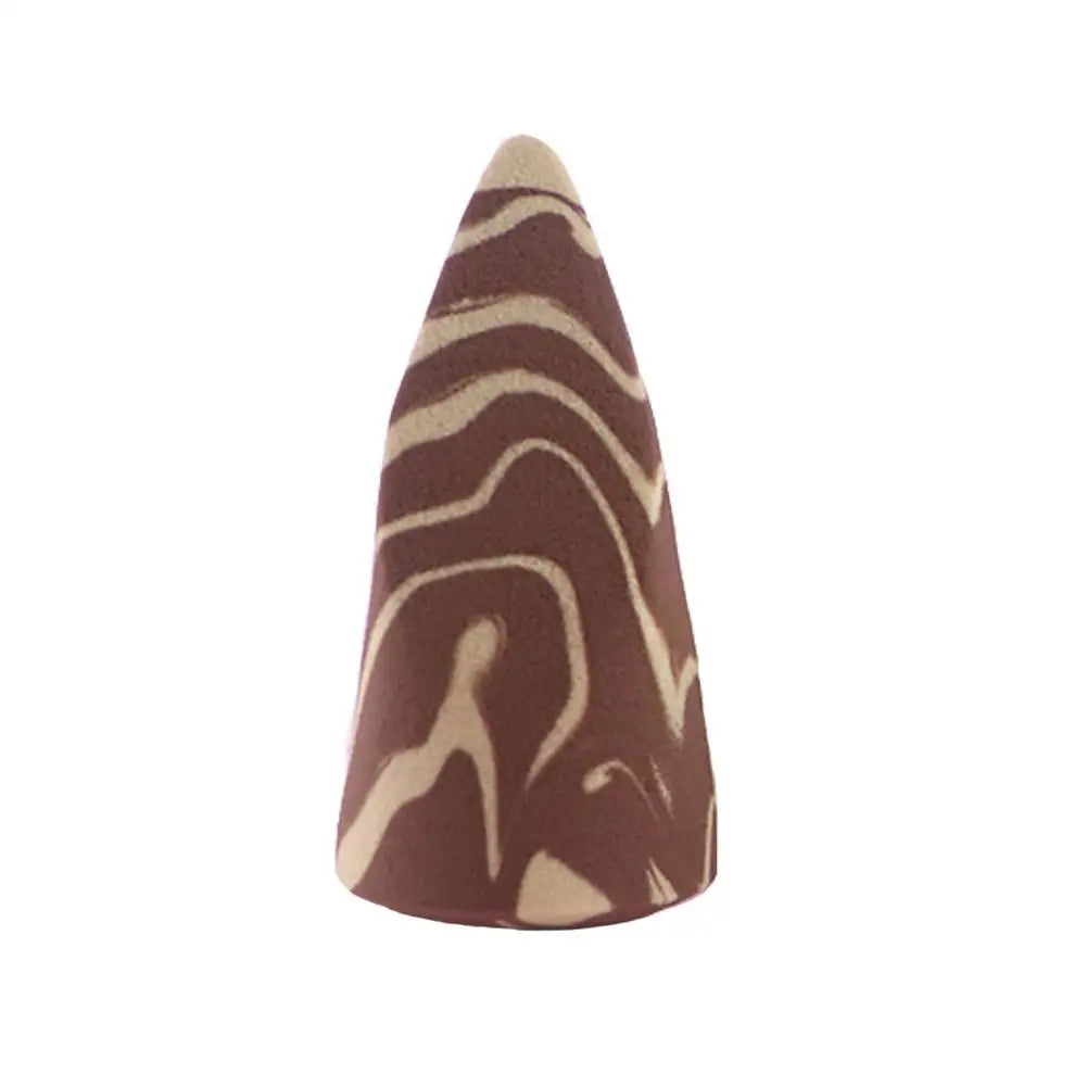 Non-latex Makeup Sponge Multi-shaped Special-shaped Cosmetic Sponge with Conical Cut Oblique Cut Water Drop Makeup Tool Peaceful Pleasures Health and Wellness A