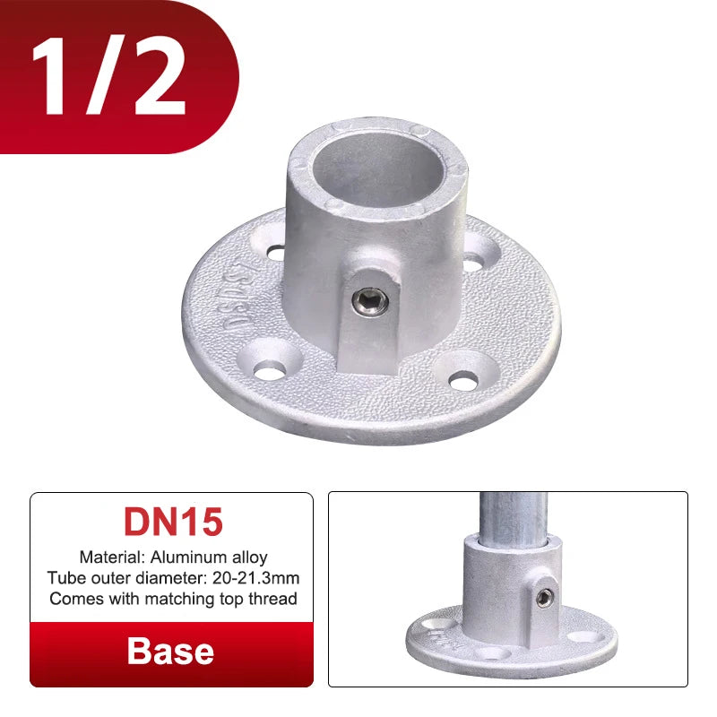 3D Fitting Connection FastenerAluminum Alloy Connector Elbow Tee Base Flat 20/25mm Steel Tube Shelf Parts Peaceful Pleasures Health and Wellness 05