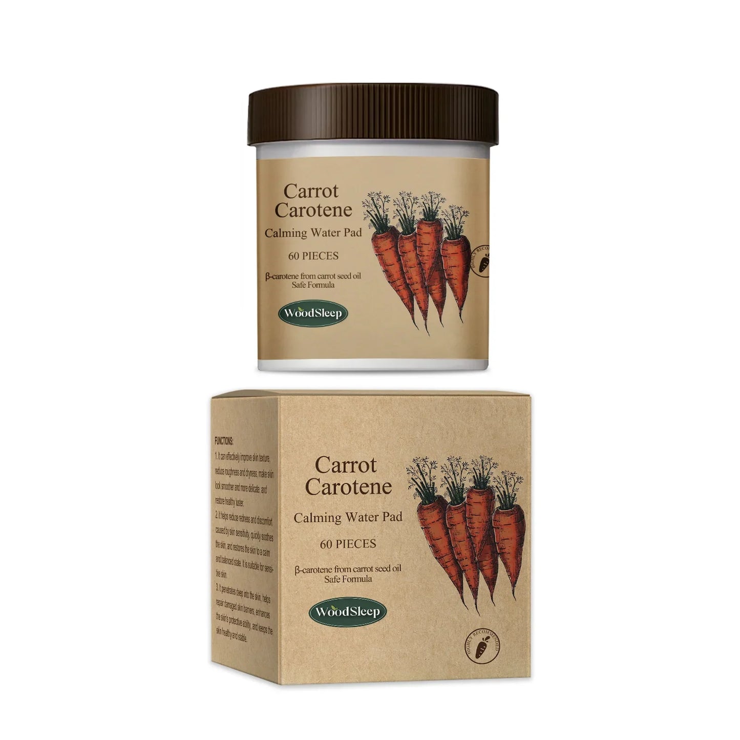 WOODSLEEP Calming Essence Pads – Soothing Skin Barrier Repair