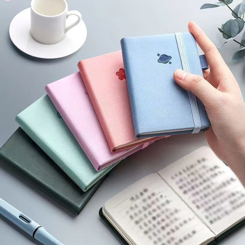 Portable A7 Minimalist Notebook Retro Series Thickened 96 Sheets Mini