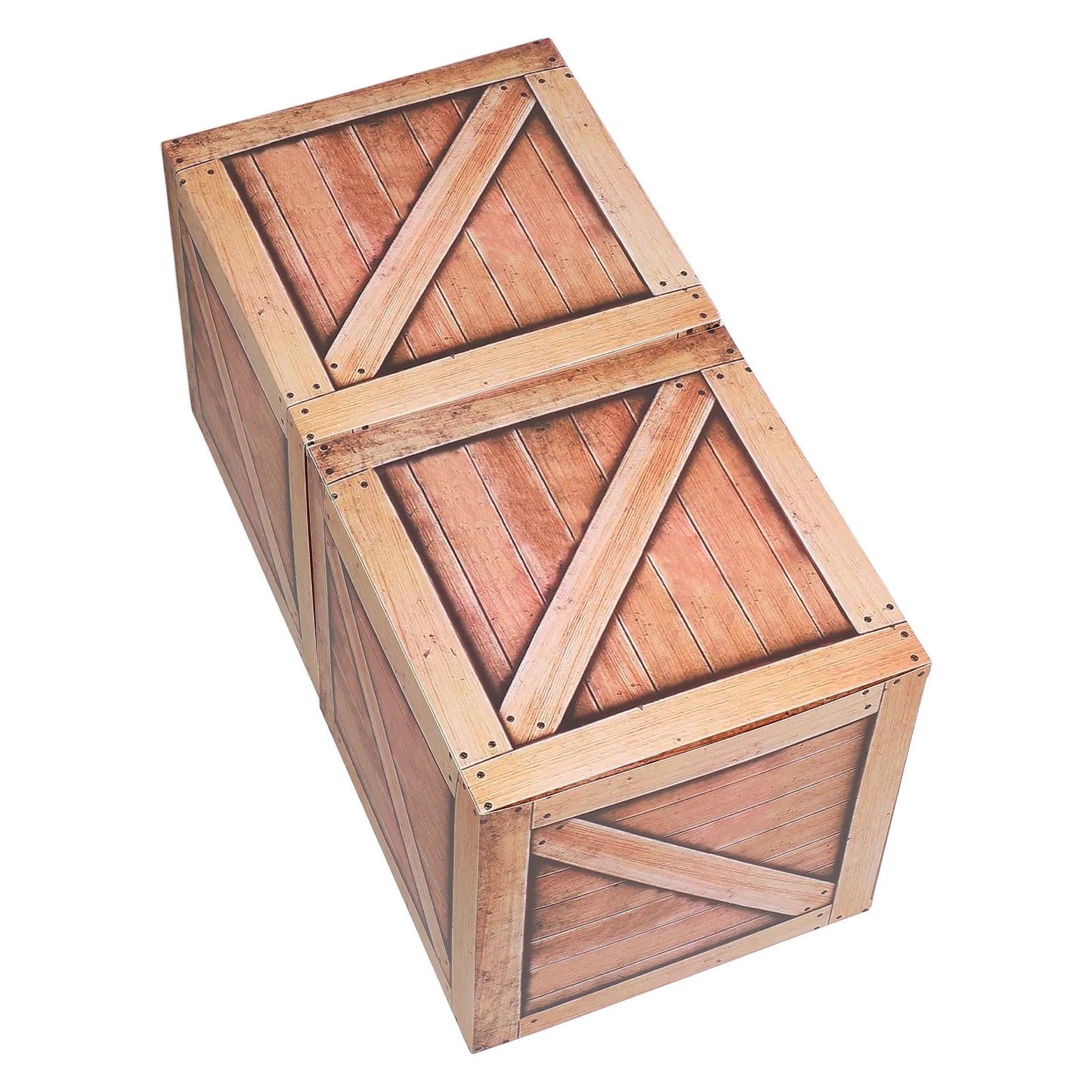2Pcs Western Themed Party Supplies Simulation Wooden Box Decor Cowboy Party Decoration Creative Rustic Props Cowboy Props Peaceful Pleasures Health and Wellness