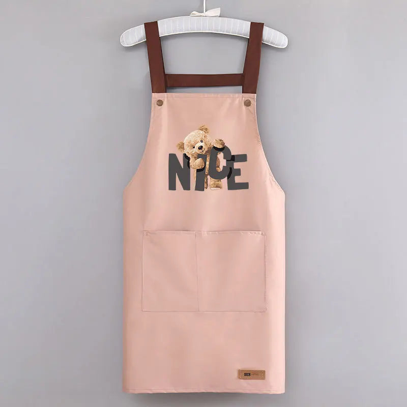 Waterproof Oil-Resistant PVC Kitchen Apron | Sleeveless Adult
