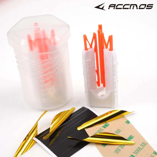 Archery Spiral Feathers Sticky DIY Tool Fletching Spinning Vanes Peaceful Pleasures Health and Wellness
