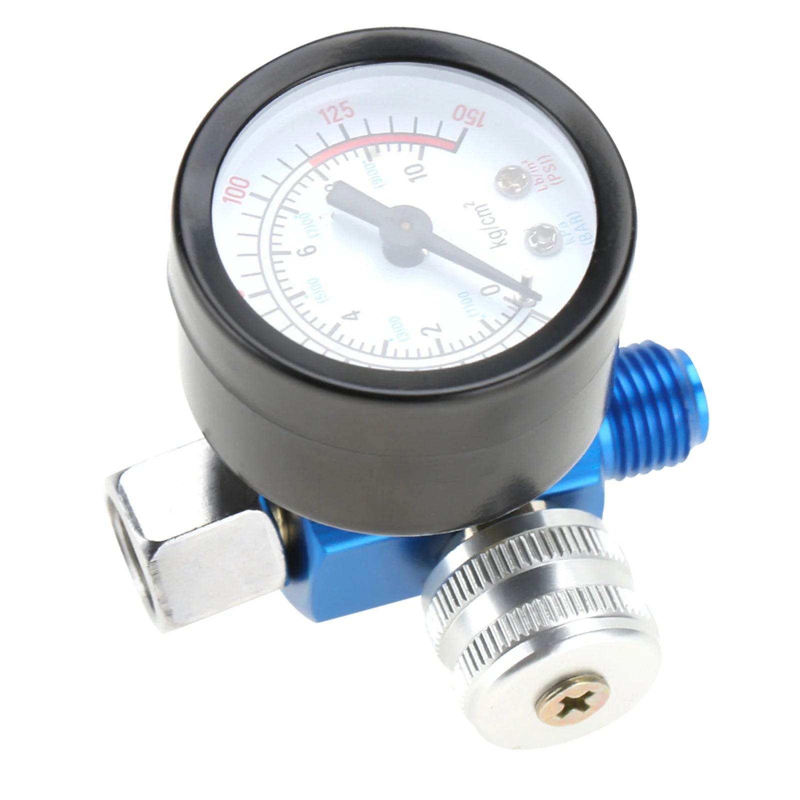 Spray Gun Air Regulator Spray Gun Accessory 1/4 Spray Paint Gun Air Pressure Regulator Pressure Gauge Pneumatic Tool Accessory Peaceful Pleasures Health and Wellness