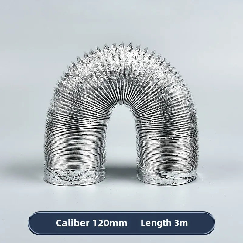 4 Inch Flexible Aluminum Exhaust Duct | 100mm Ventilation Hose