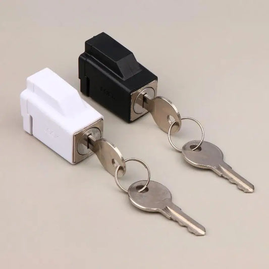 New Aluminum Alloy Window Locks With 2 Keys Window Restrictor Lock Durable Portable Practical Exquisite For Hospital Bank Peaceful Pleasures Health and Wellness