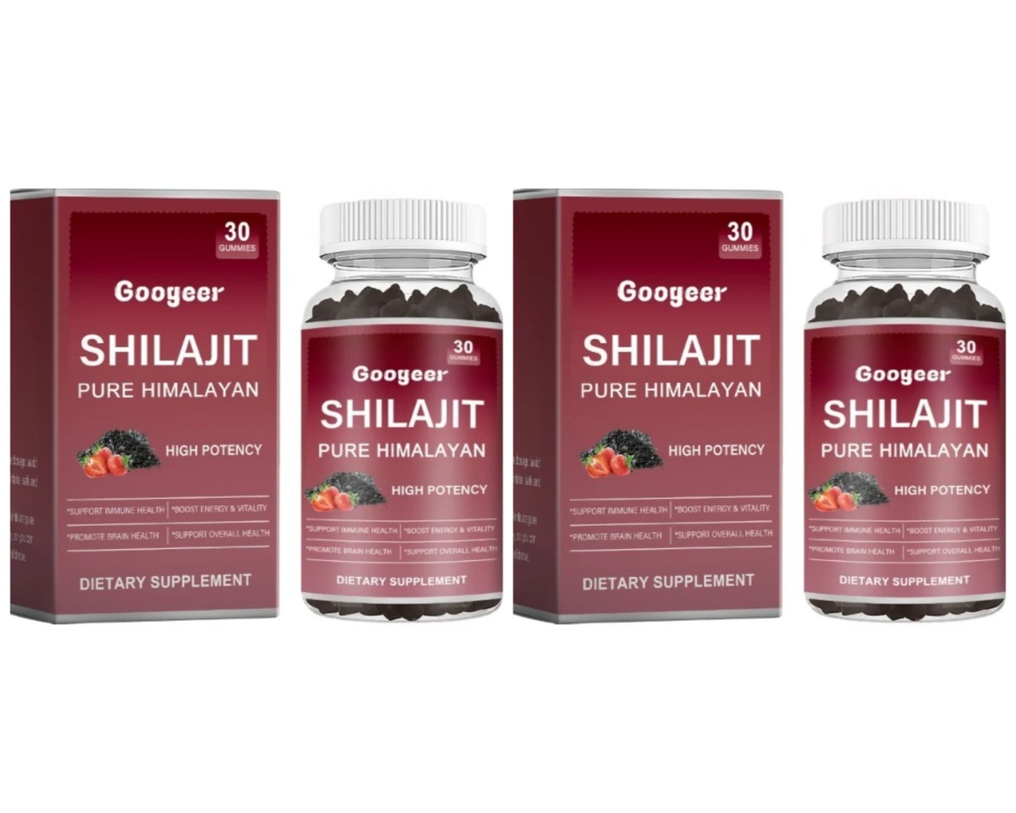 Googeer Shilajit Gummies | Pure Himalayan | 30 Count
