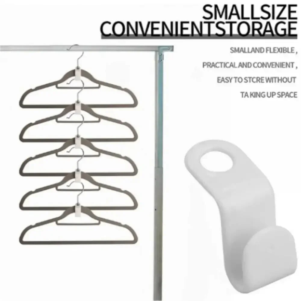 Closet Stacking Hanger Connector Hooks 10/20 Pcs – Space Saver Hanger Connector Hooks Peaceful Pleasures Health and Wellness