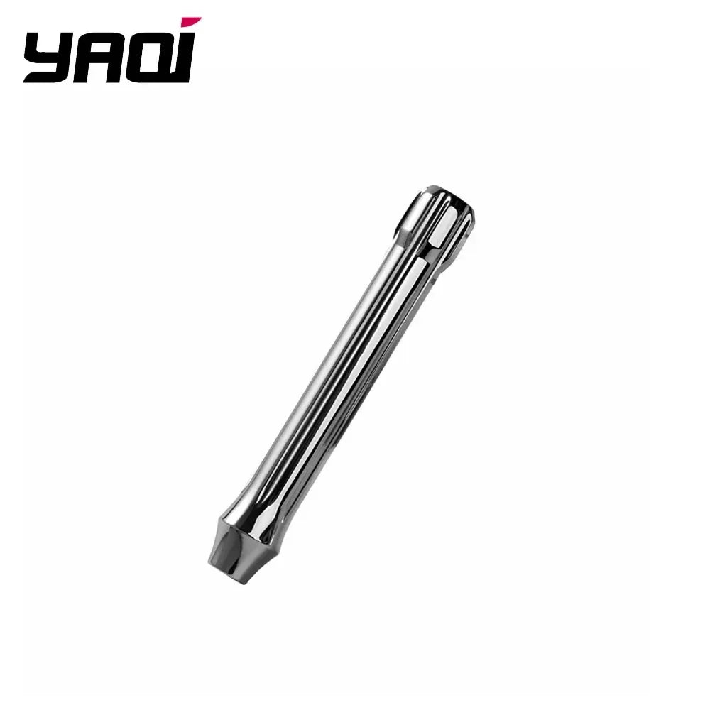 2026 YAQI Tsuka Men's Safety Razor Handle Polished Stainless Steel for Smooth Shaving Peaceful Pleasures Health and Wellness RAS2344