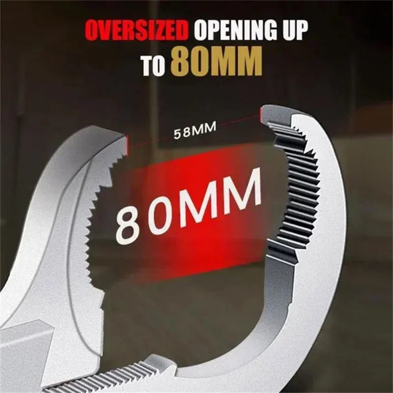 Multifunctional Bathroom Wrench Set – Adjustable Pipe Spanner