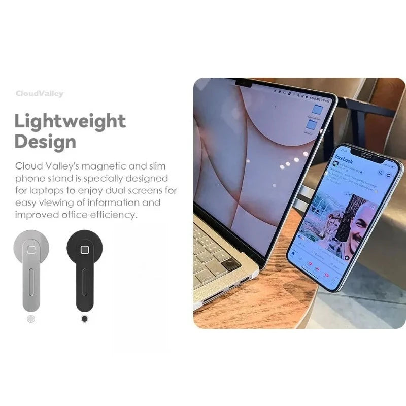 2026 Rotation Foldable Magnetic Laptop Suspension Magnetic Phone Holder Self-adhesive Car Suspension Screen Bracket Adjustable Peaceful Pleasures Health and Wellness