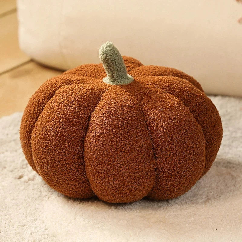 3D Pumpkin Plush Pillow | Fall Halloween Thanksgiving Décor