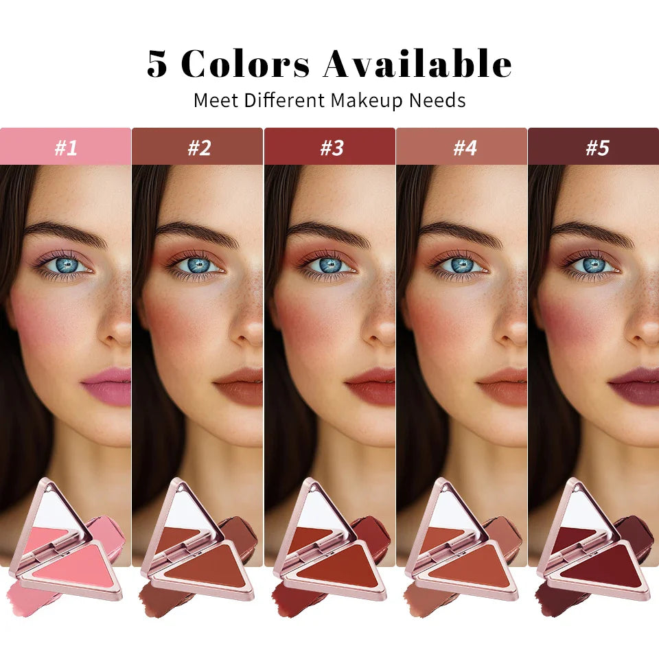 ibcccndc Matte Satin Cream Blush – High Pigment Long-Lasting