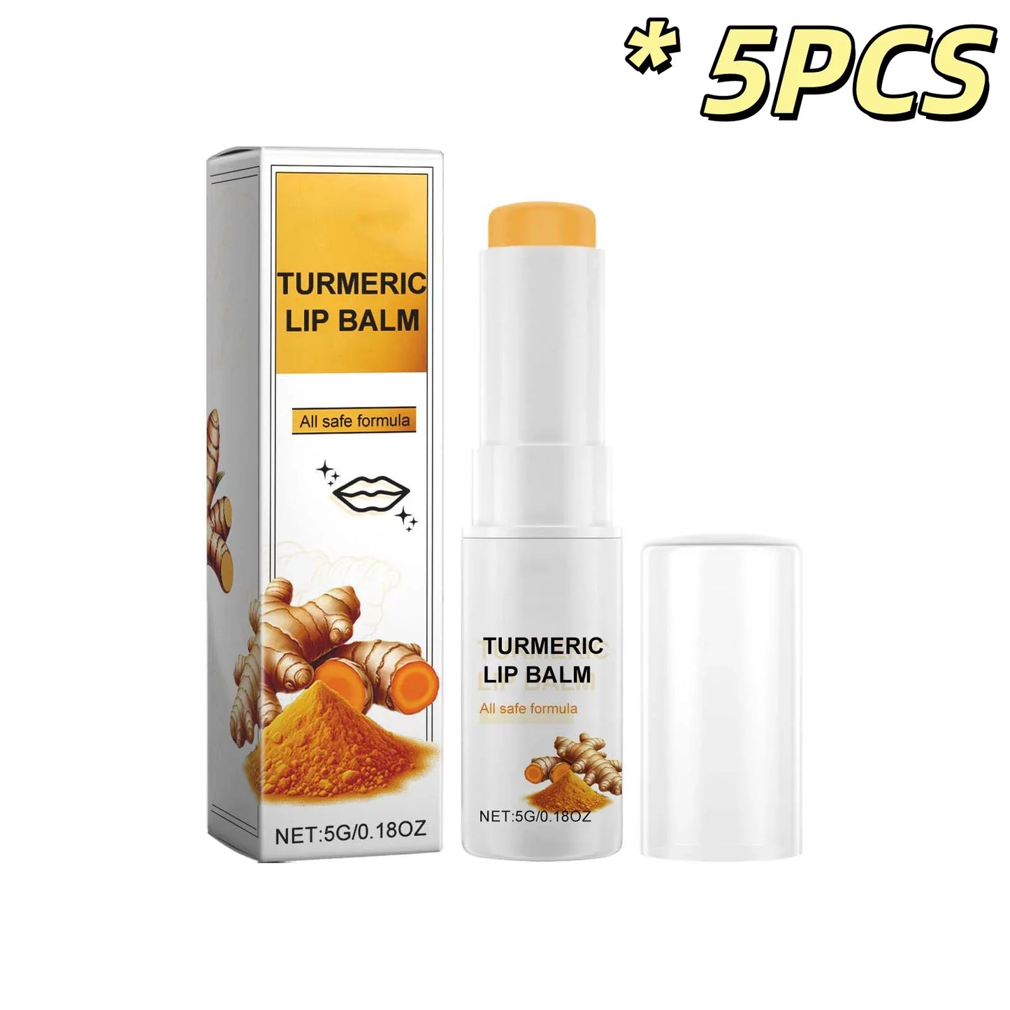 Collagen & Turmeric Lip Plumping Balm – Hydrate & Smooth