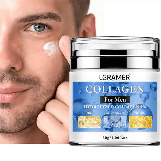 LGRAMER Retinol Anti-Wrinkle Face Cream for Men – 30ml Anti-Aging Face Cream Peaceful Pleasures Health and Wellness