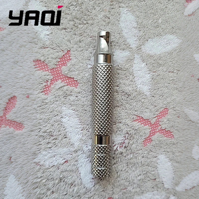 YAQI Polished Titanium Safety Razor Handle for Men