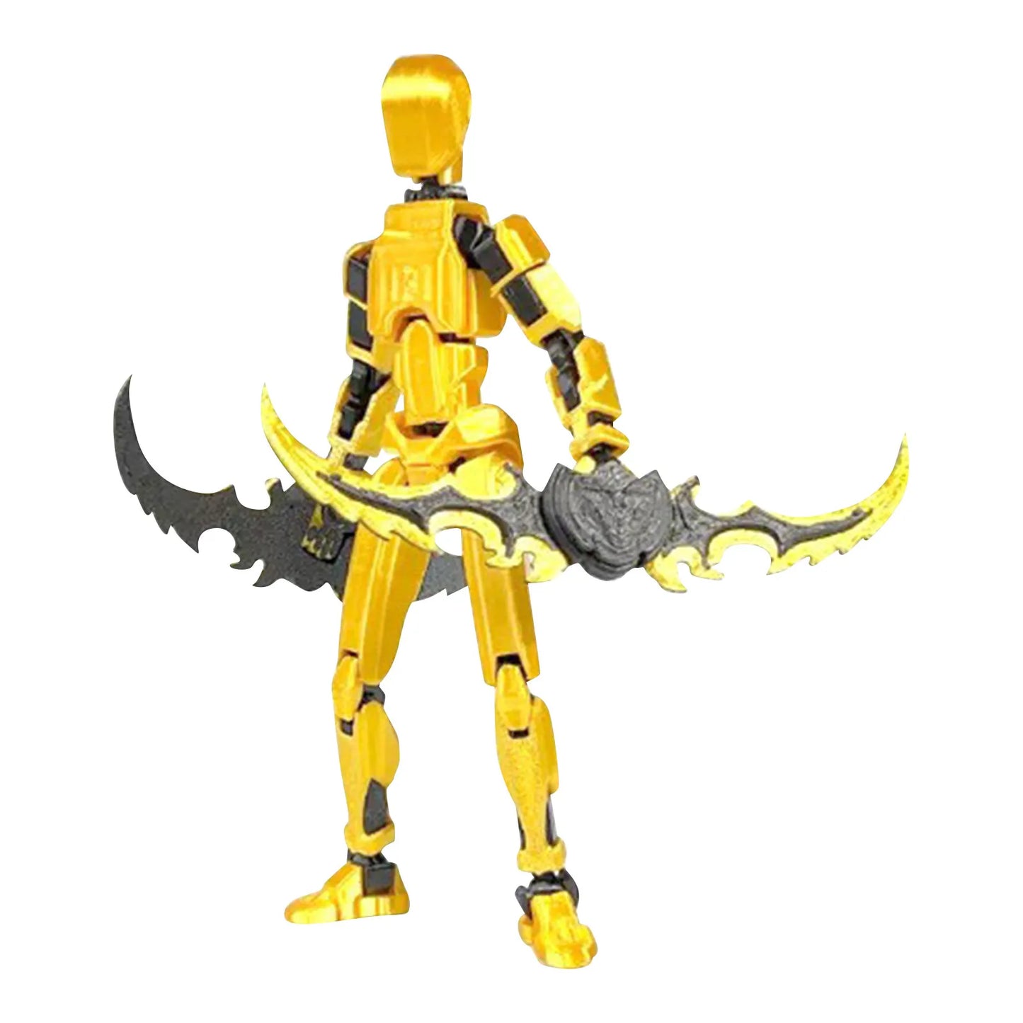 Lucky 13 3D Printed Posable Robot Action Figure | Collectible