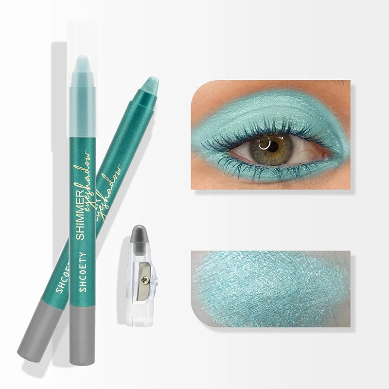 8 color pearl eyeshadow pencil, self-sharpening pencil eyeliner, undercover pencil, does not smudge, waterproof and long-lasting Peaceful Pleasures Health and Wellness SH137-02