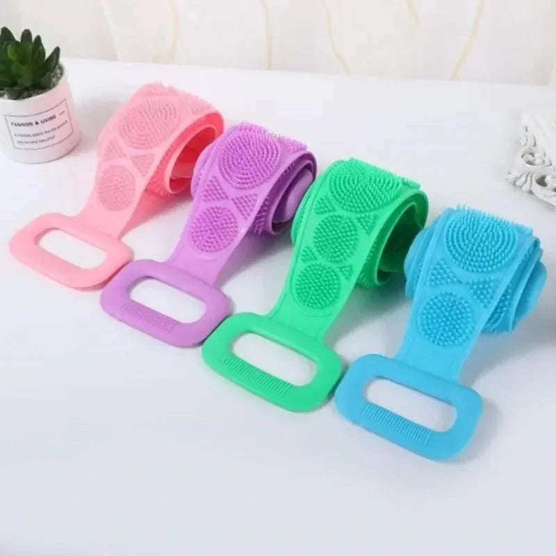 Silicone Back Scrubber – Double-Sided Exfoliating Bath Brush
