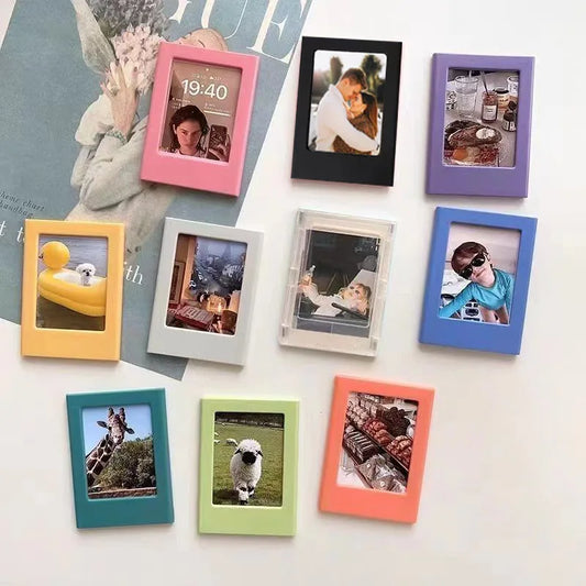 Magnetic Picture Frames for Fridge – 3 Inch Photo Magnets Magnetic Photo Frame Peaceful Pleasures Health and Wellness