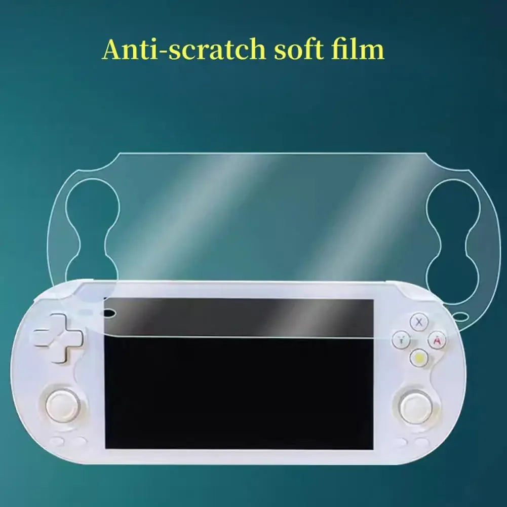 Screen Protector for Anbernic RG Vita Pro Game Console, HD Full Coverage Soft Film, Anti-Scratch Ultra Clear Screen Cover Peaceful Pleasures Health and Wellness