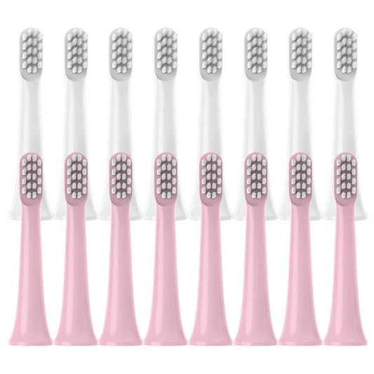 8-Pack Replacement Brush Heads for Xiaomi Mijia T100 | Soft DuPont Toothbrush Replacement Heads Peaceful Pleasures Health and Wellness