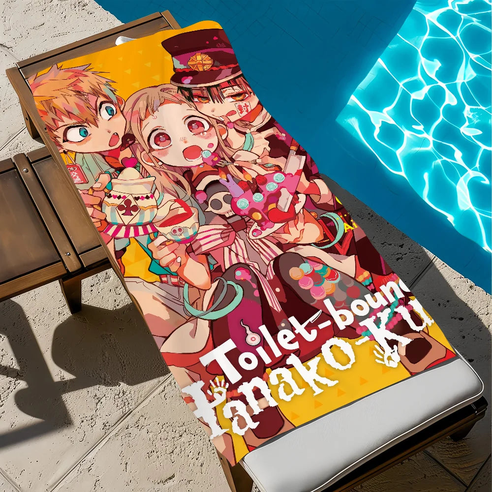 Hanako-Kun Anime Quick-Dry Beach Towel | Soft, Absorbent, 11 Sizes Anime Beach Towel Peaceful Pleasures Health and Wellness z7 STJ40x70CM