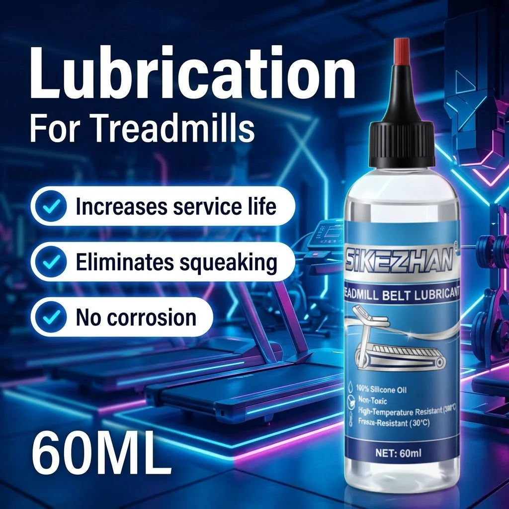 Treadmill Lubricant 100% Silicone Belt Oil Universal Maintenance Lube Home Gym Fitness Machine Reduce Friction & Noise Peaceful Pleasures Health and Wellness
