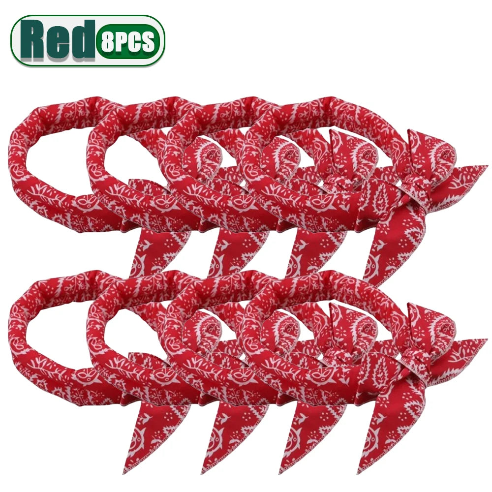 Pet Cooling Bandana for Dogs & Cats – 2-Pack Ice Scarf