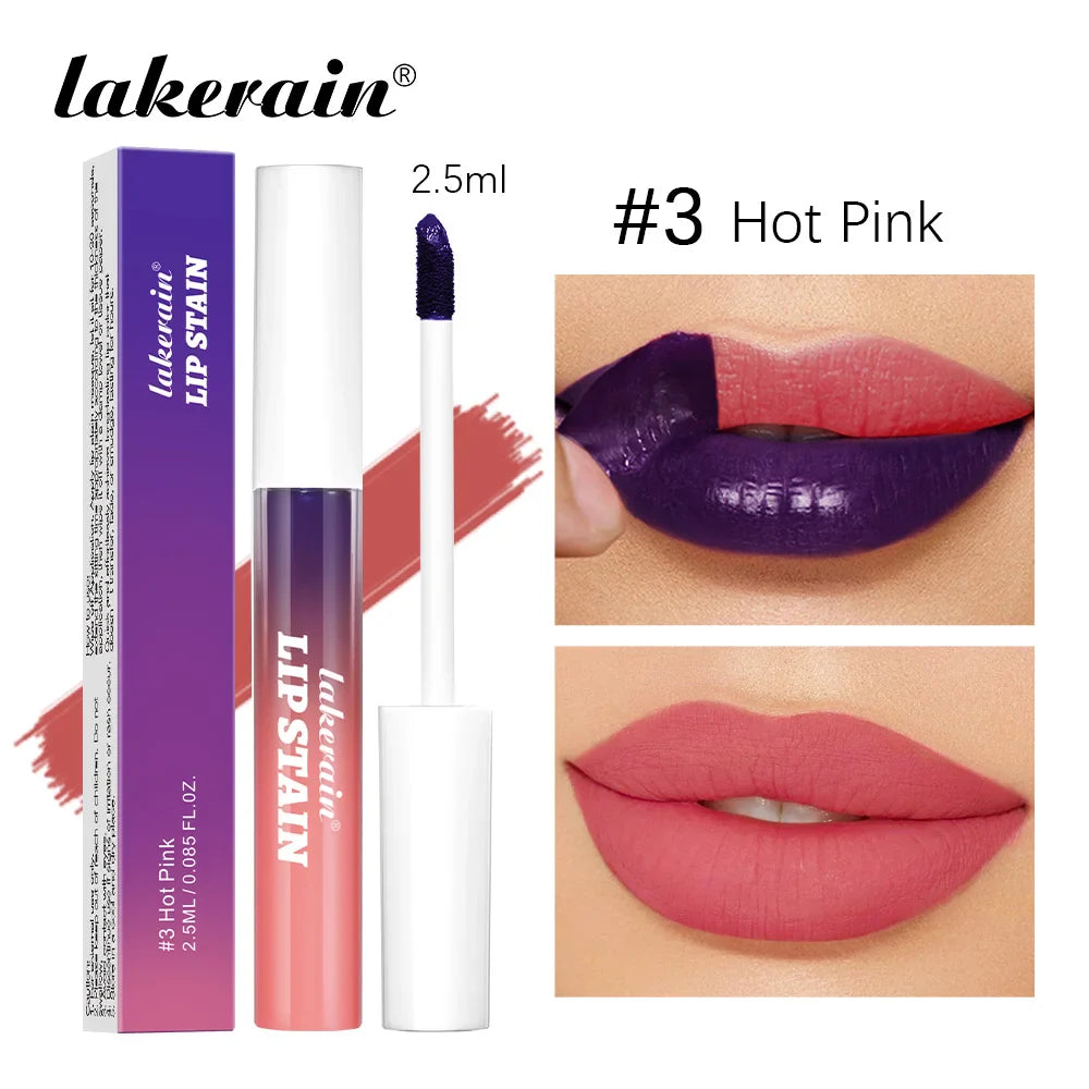 Peel-Off Matte Lip Stain – Rose Pink, Waterproof, Long-Lasting