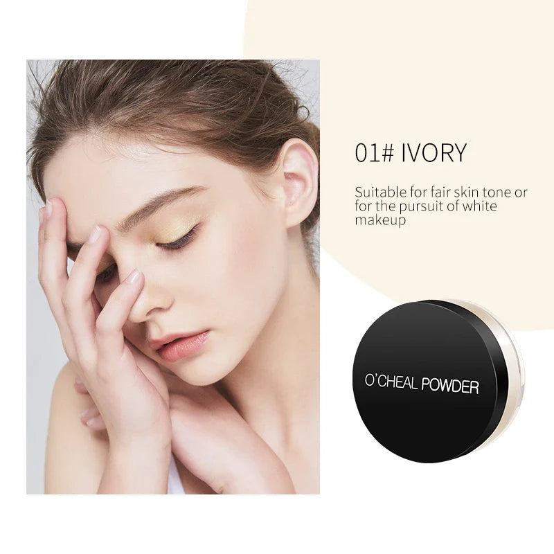 OCHEAL Matte Loose Setting Powder – Oil Control & Waterproof