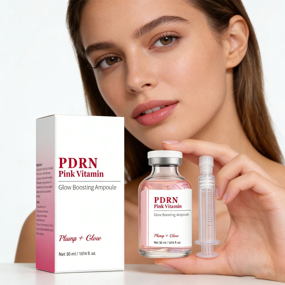 Glow Intensive PDRN Ampoule, Copper Peptides & Vitamin B12 Serum for Face with Collagen & Multi Peptides & 10 Hyaluronic Acids Peaceful Pleasures Health and Wellness
