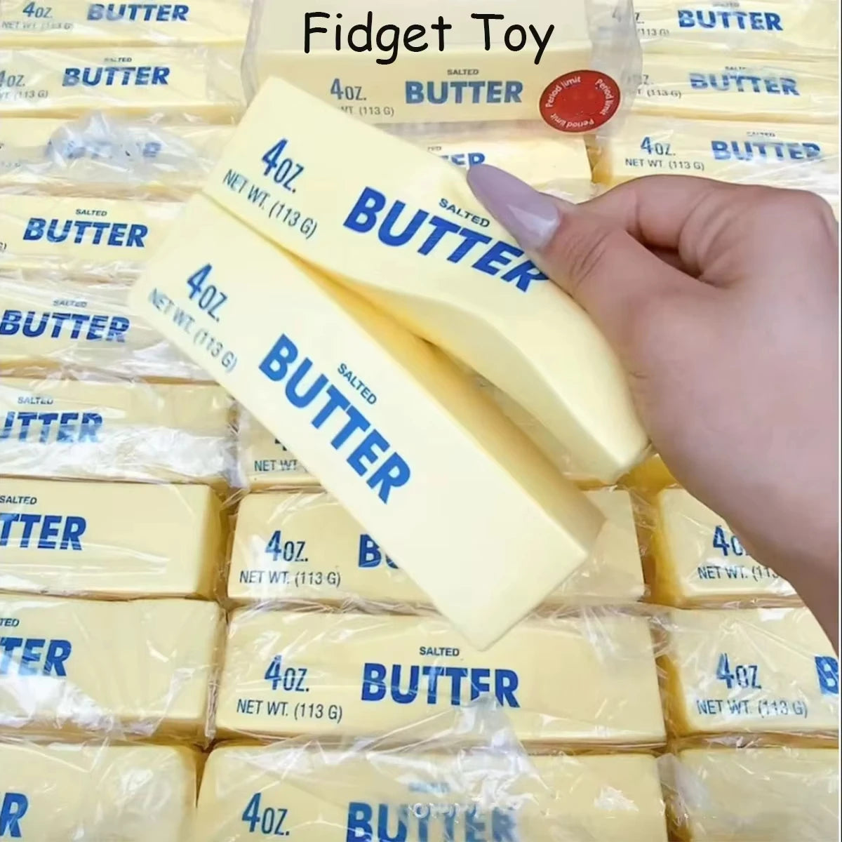 Butter Stick Slow Rising Squishy Fidget Toy | Squeeze Toy