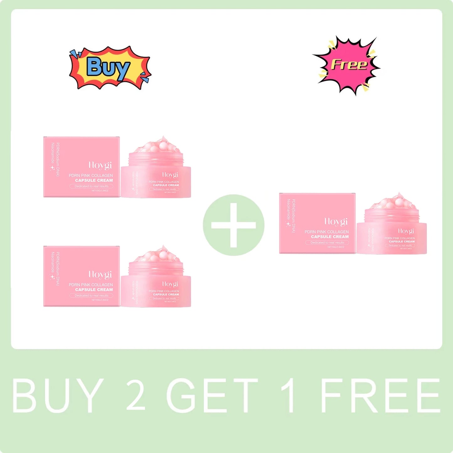 Collagen Capsule Cream Repair Damaged Skin Strengthen Barrier Niacinamide Face Cream Remove Comedones Brightening Skin Care Peaceful Pleasures Health and Wellness Buy 2 Get 1 Free