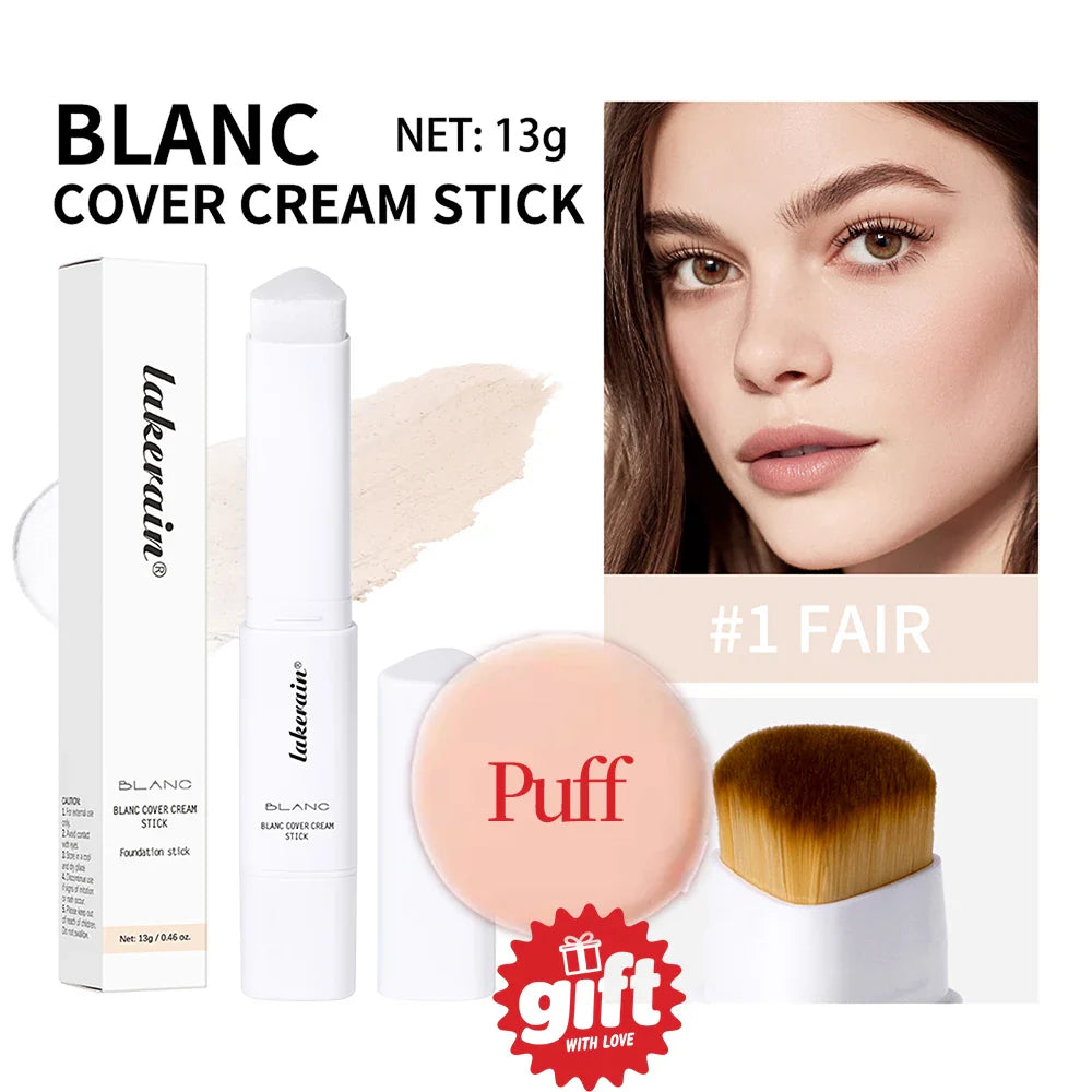 Lakerain Color-Adapting Foundation Stick | Full Coverage Matte