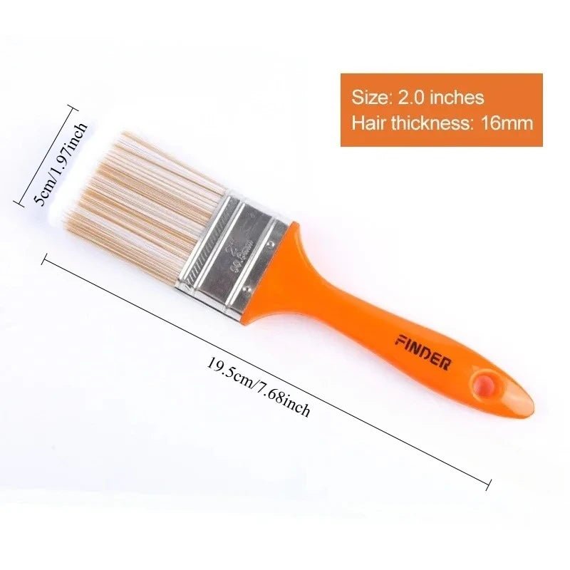 PET Soft Bristle Wall Paint Brush | ABS Handle DIY Tool