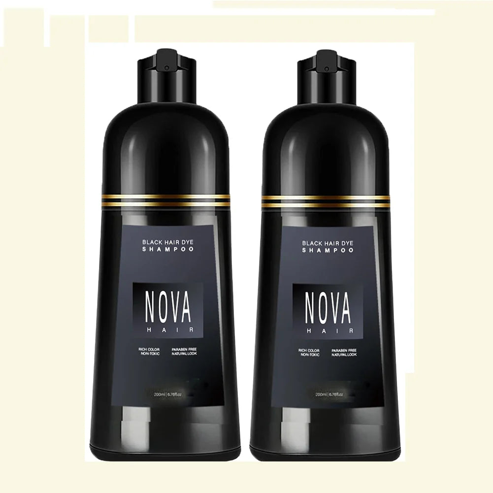 Nova Hair Color Shampoo – Instant Gray Coverage, 200ml