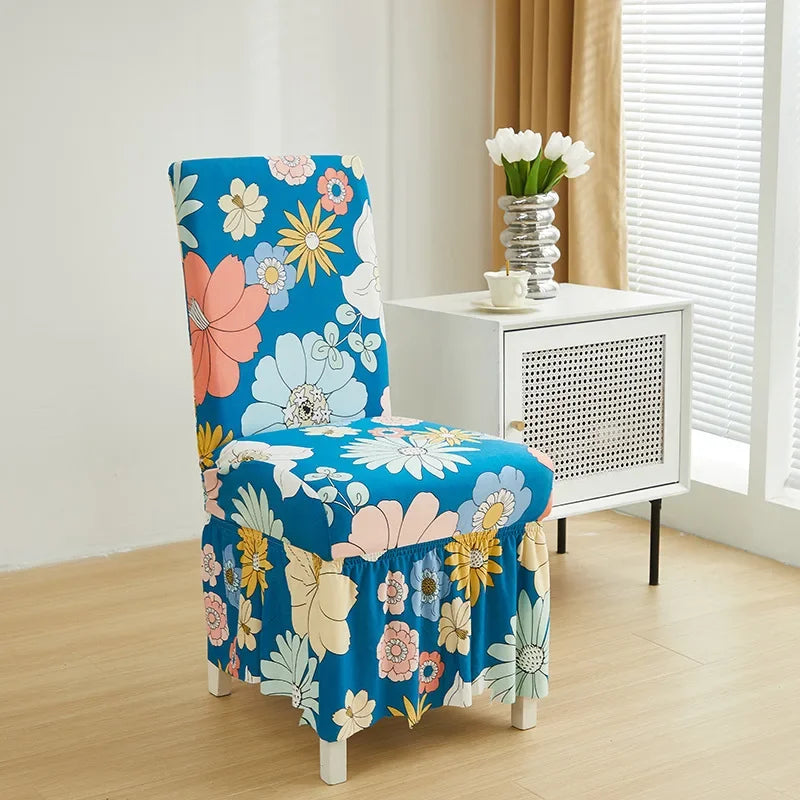 Ruched Spandex Stretch Chair Covers for Dining, Wedding & Banquet