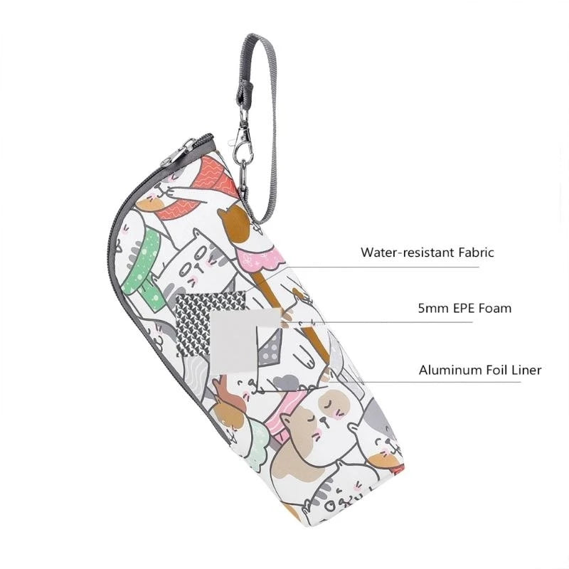 Insulated Baby Bottle Bag – Portable Travel Case & Organizer