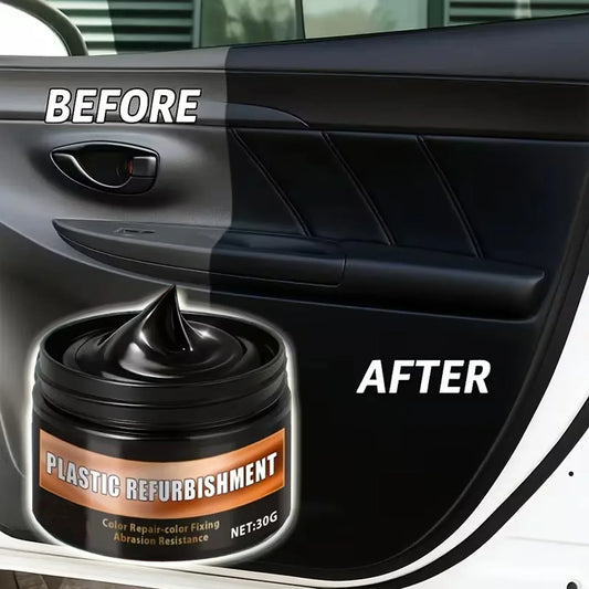 Black Gloss Polishing Paste – Auto Plastic & Steering Wheel Wax Car Polishing Paste Oasis Select