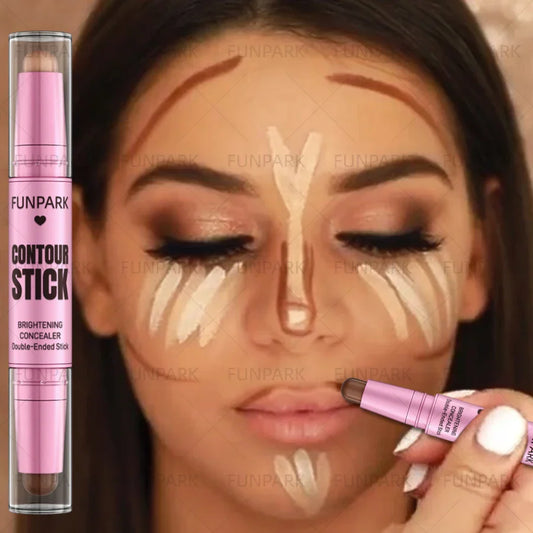 FUNPARK Double-Ended Contour & Highlight Stick | Sculpt & Glow Contour Highlight Stick Oasis Select