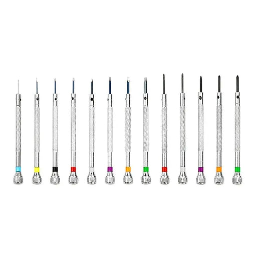 A36T-13 Pack Watch Tools Repair Screwdriver Set Parts Professional Watchmaker Watch Tools Peaceful Pleasures Health and Wellness As Shown