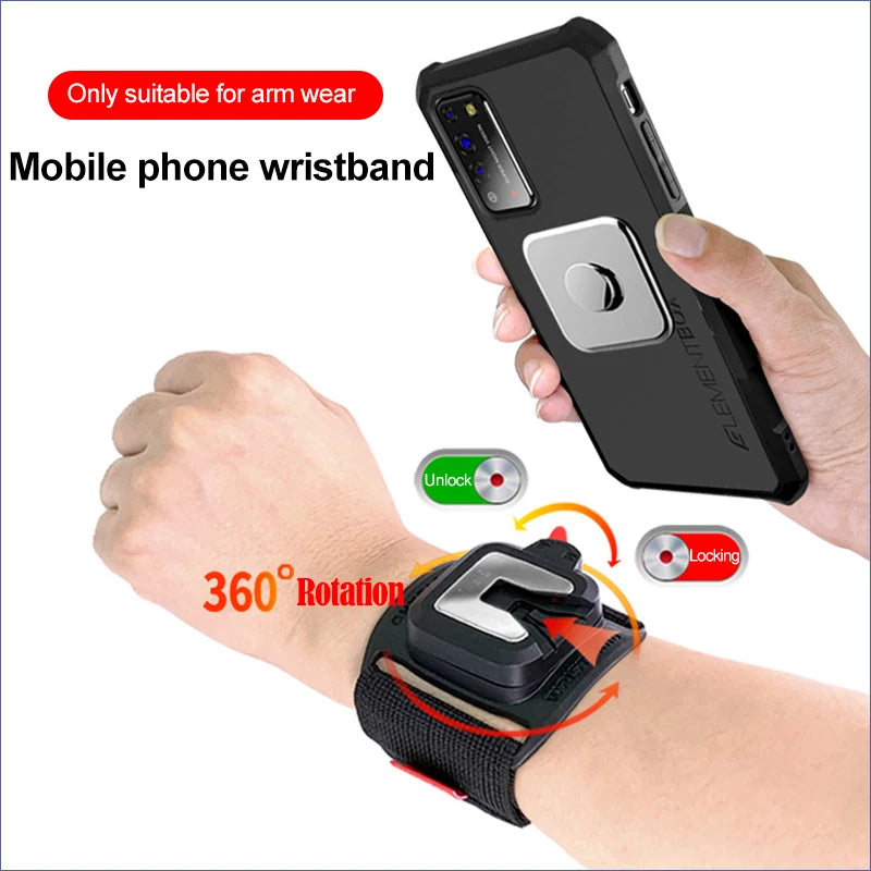 360° Rotatable Cell Phone Armband On The Phone Run Sport Armband Bag Mobile Sport Bag For Phone Bag Sports Cell Phone Holder Peaceful Pleasures Health and Wellness Square